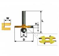Фреза кромочная фальцевая d 50.8 х 5, 2 хв.12 мм