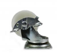 Колесо поворотное, полиамидное, c тормозом, 25065P, до 30кг