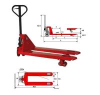 Тележка гидравлическая Lema LM 20-1150*550