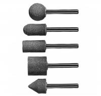 Шарошки корундовые для ПШМ цилиндрический хвостовик 6мм d=20х25мм,зерно 60