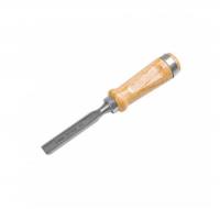 Стамеска-долото полукруглая с дерев. ручкой, хромованадиевая сталь,25 мм