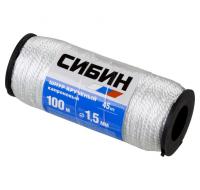 Шнур крученый капрон, d-1.5мм, L-100м (катушка)