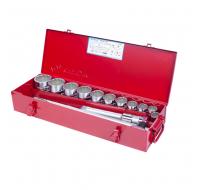 Набор торцевых головок с принадлежностями 3/4", 12-гр., 7/8"- 2", 16 пр.