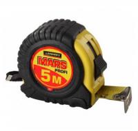 Рулетка "Mars" 5 м/25 мм, обрезиненный корпус, утолщенное полотно