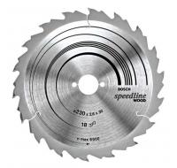 Диск пильный 230х2,6х30 (18зубьев) speedline