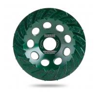 Чашка алмазная шлифовальная турбо по бетону и граниту 125D-5T-7.2W-22.2