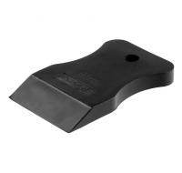 Шпатель резиновый, черный, 60 мм 1шт