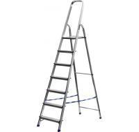 Лестница-стремянка алюминиевая, 7 ступеней, 145см