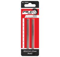 Ножи для эл.рубанка 82х5,5х1,22мм Р6М5 2шт