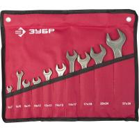 Набор ключей рожковых, серия T-80, оцинк, 10пр. (6-30мм)