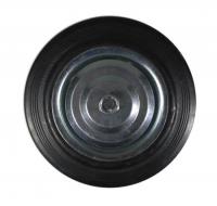 Колесо промышленное без кронштейна, черная резина, C46, до 70кг