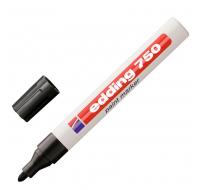 Маркер пеинт (лак) Edding E-750/1 черный, 2-4 мм