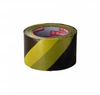 Лента сигнальная желто-черная, 70 мм х 200 м