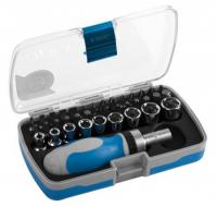 Набор отвертка Зубр Эксперт реверс с насадками  в боксе, 38предметов