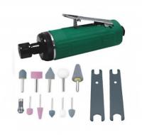 Бормашинка пневматическая патрон 120мм c насадками патрон 6мм, 25000об/мин, 113 л/м, набор, 048524