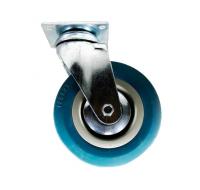 Колесо поворотное, платформа крепленая, серая резина, SCg93, до70кг