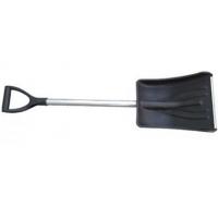 Лопата пластм. автом. №7 с оц.планкой, алюм.черенком, V-ручкой