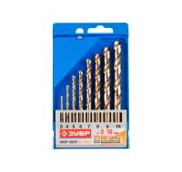 Набор свёрл по металлу Кобальт,3-10 мм, 8шт P6M5K5