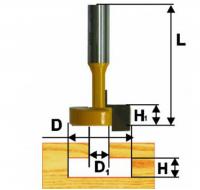Фреза  пазовая конструкционная  Т-обр. d  9.5, хв.8 мм