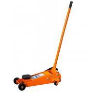 Домкрат подкатной гаражный с подъемной педалью 3 т 140-520 мм 055478