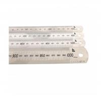 Линейка измерительная металлическая 300х 25х 0,8 CNIC
