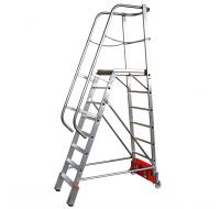 Лестница с платформой Vario, траверса 2000, 10ст.