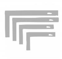 Угольник столярный "STANDARD",стальное полотно, 200мм